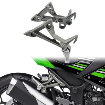 8 649 р. Подножки задние с кронштейнами для мотоцикла Kawasaki Ninja 300 13-17  пм-00030926  с доставкой в г. Вологда. Увеличить фотографию 4