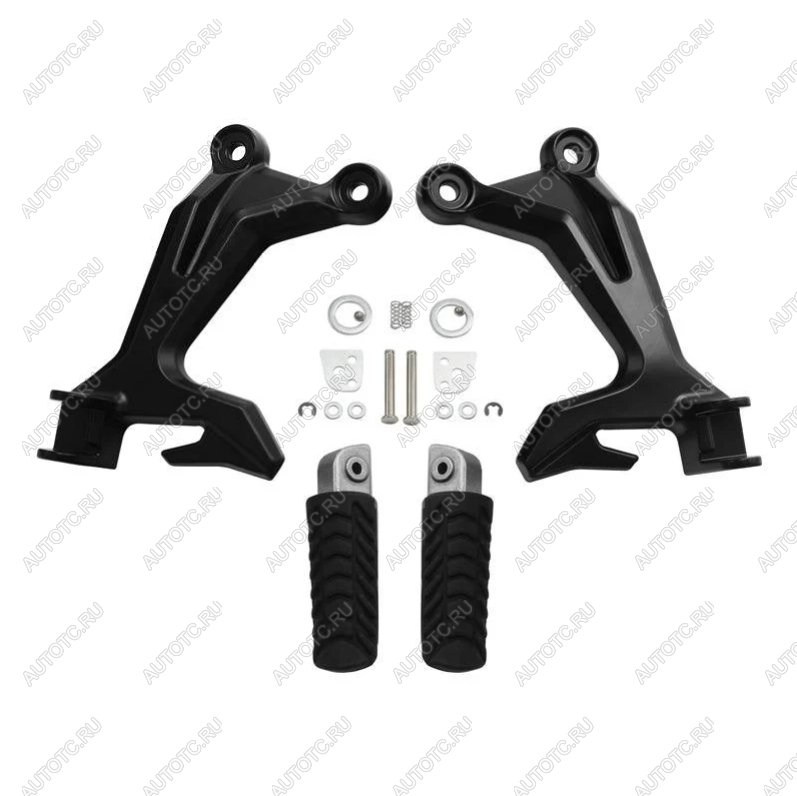 5 999 р. Подножки задние с кронштейнами для мотоцикла Kawasaki Z650 17-24  пм-00030854  с доставкой в г. Вологда