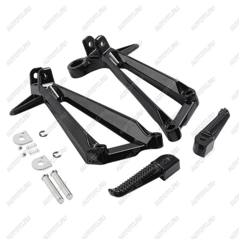 4 999 р. Подножки задние с кронштейнами для мотоцикла Yamaha YZF-R3 15-23, MT03 20-23  пм-00030826  с доставкой в г. Вологда