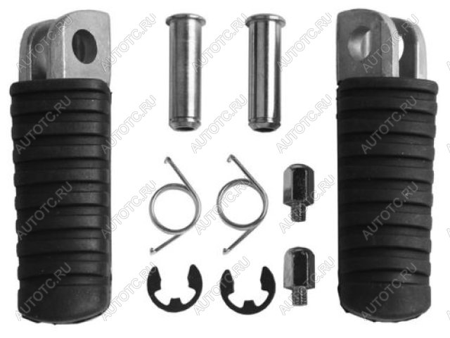 1 199 р. Подножки передние для мотоцикла Kawasaki ZZR400 93-07, Ninja 250R 08-12, Z750, Z1000 03-06  пм-00001152  с доставкой в г. Вологда