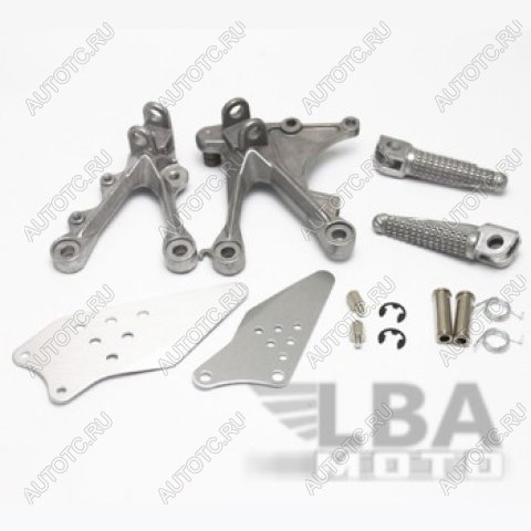 6 599 р. Подножки передние с кронштейнами для мотоцикла Kawasaki ZX-6R 05-08  пм-00001168  с доставкой в г. Вологда