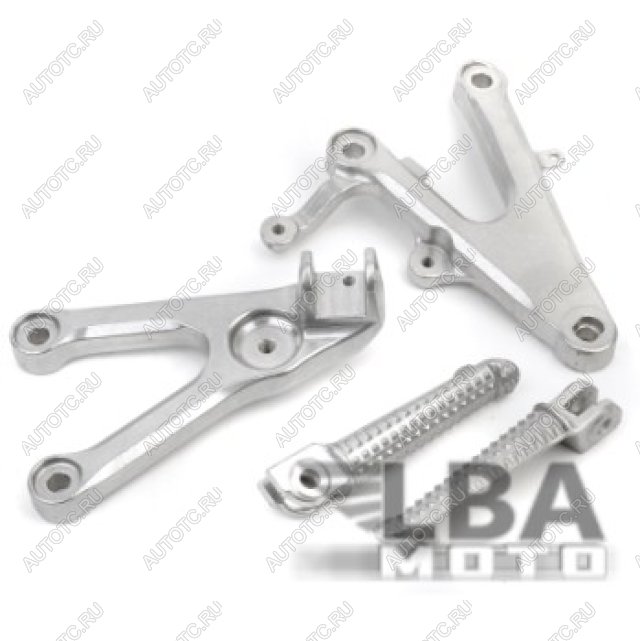 4 999 р. Подножки передние с кронштейнами для мотоцикла Yamaha YZF-R6 03-05  пм-00007898  с доставкой в г. Вологда