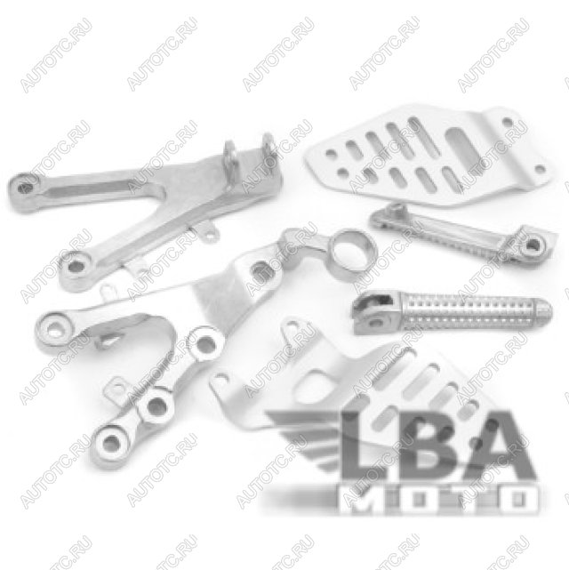6 499 р. Подножки передние с кронштейнами для мотоцикла Yamaha YZF-R6 06-15  пм-00007903  с доставкой в г. Вологда