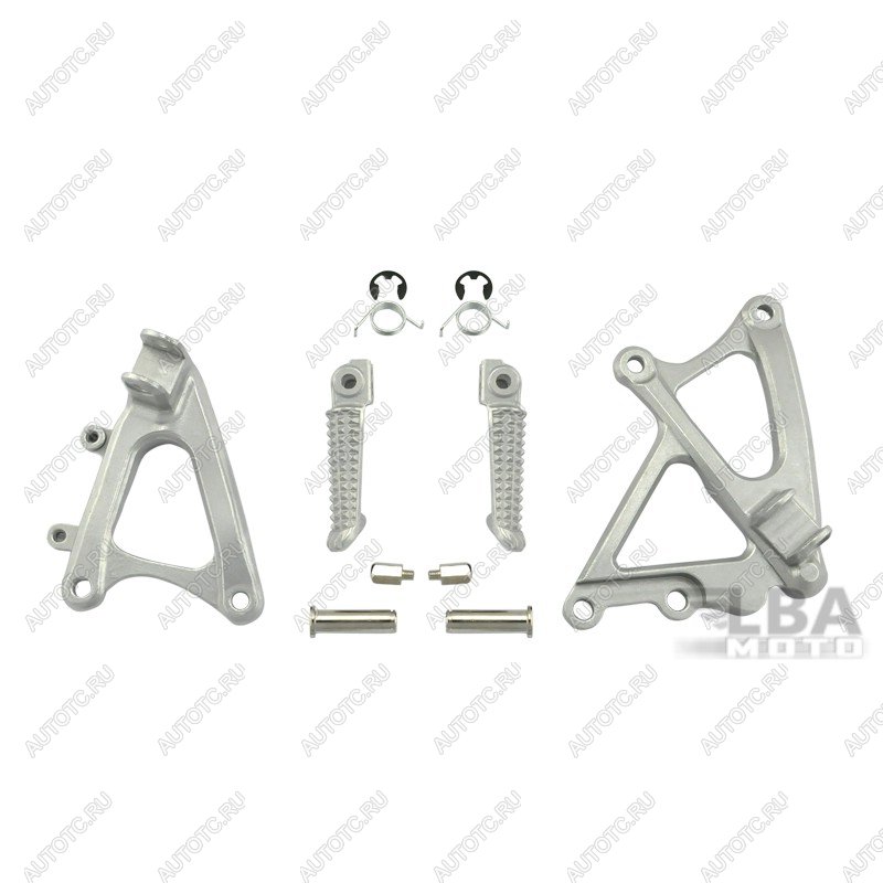6 499 р. Подножки передние с кронштейнами для мотоцикла Yamaha YZF-R1 09-14  пм-00008073  с доставкой в г. Вологда