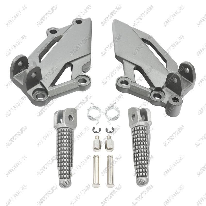 6 299 р. Подножки передние с кронштейнами для мотоцикла Kawasaki Z300 14-18, Z250 13-18  пм-00030802  с доставкой в г. Вологда