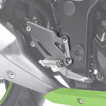 6 299 р. Подножки передние с кронштейнами для мотоцикла Kawasaki Z300 14-18, Z250 13-18  пм-00030802  с доставкой в г. Вологда. Увеличить фотографию 4