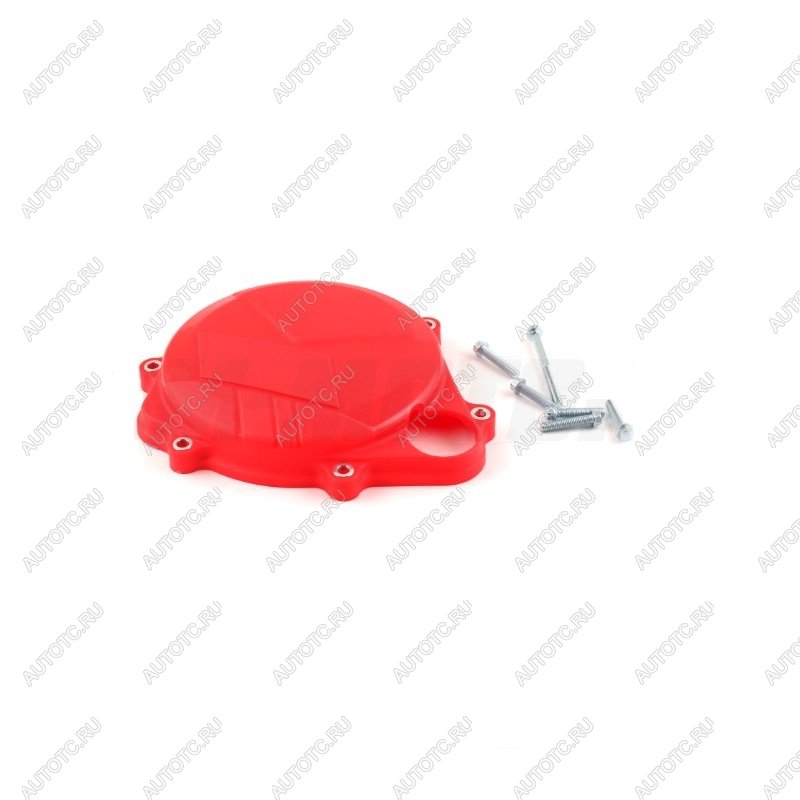 2 559 р. Защита крышки сцепл. пластиковая SM-PARTS Honda CRF450RRX 2017 красная  010263-917-8027  с доставкой в г. Вологда