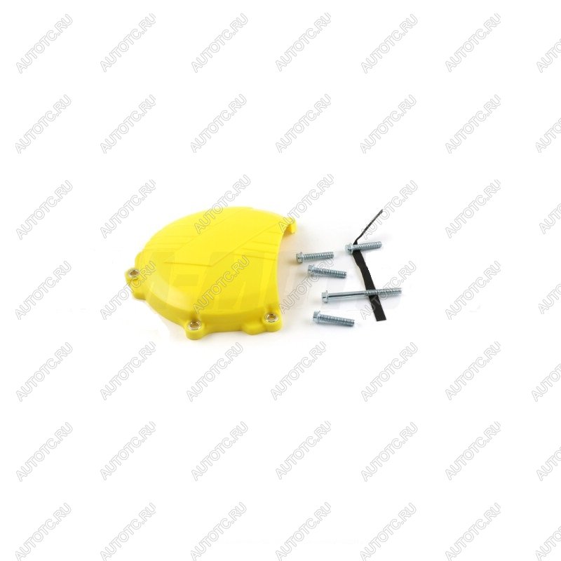 2 559 р. Защита крышки сцепл. пластиковая SM-PARTS Suzuki RMZ250 07-17 желтая  010263-925-6866  с доставкой в г. Вологда