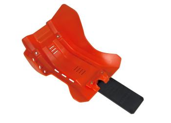 9 249 р. Защита двигателя пластиковая R-Tech KTM SX-F450 16-18, EXC-F450500 17-20 (R-PMKTMAR4518) оранжевая  r-pmktmar4518  с доставкой в г. Вологда. Увеличить фотографию 2