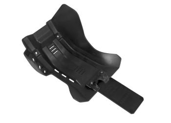 9 249 р. Защита двигателя пластиковая R-Tech KTM SX-F450 16-18, EXC-F450500 17-20 (R-PMKTMNR4518) черная  r-pmktmnr4518  с доставкой в г. Вологда. Увеличить фотографию 2
