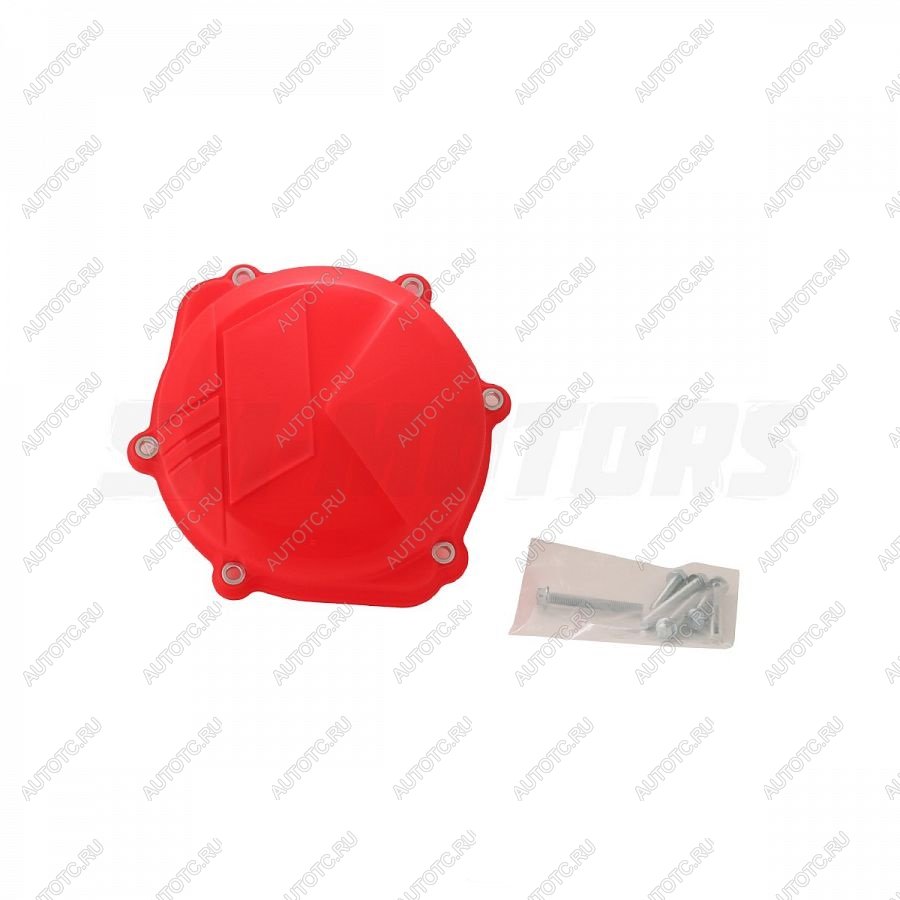 2 559 р. Защита крышки сцепл. пластиковая SM-PARTS Honda CRF250R 18-19 красная  010263-917-6859  с доставкой в г. Вологда
