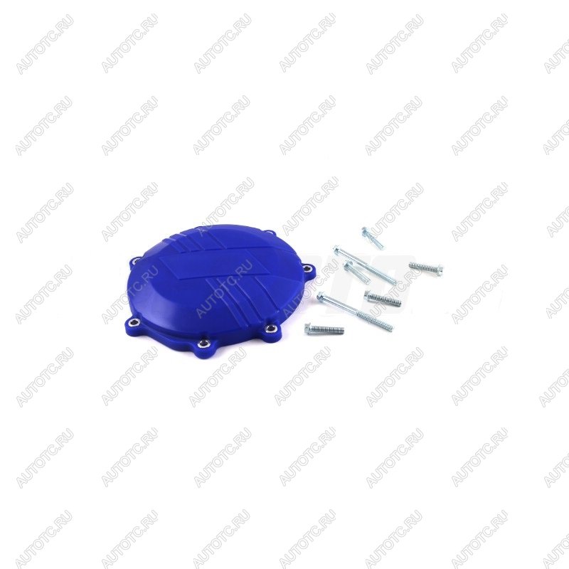 2 559 р. Защита крышки сцепл. пластиковая SM-PARTS Yamaha YZ250FFX 19-22, WR250 20-22 синяя  010263-923-7327  с доставкой в г. Вологда