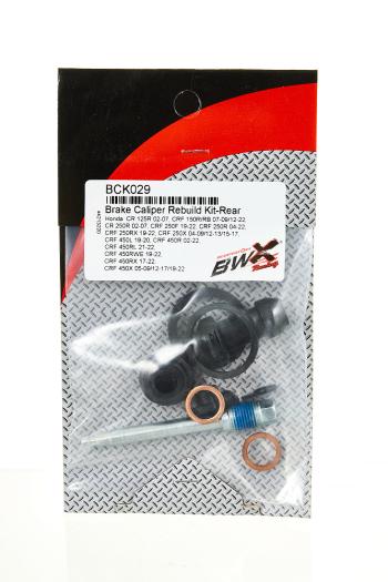 2 199 р. Ремкомплект тормозного суппорта зад BWX Honda CRF250R 04-23, CRF450R 02-23, CRF450RX (18-3029)  bck029  с доставкой в г. Вологда. Увеличить фотографию 2