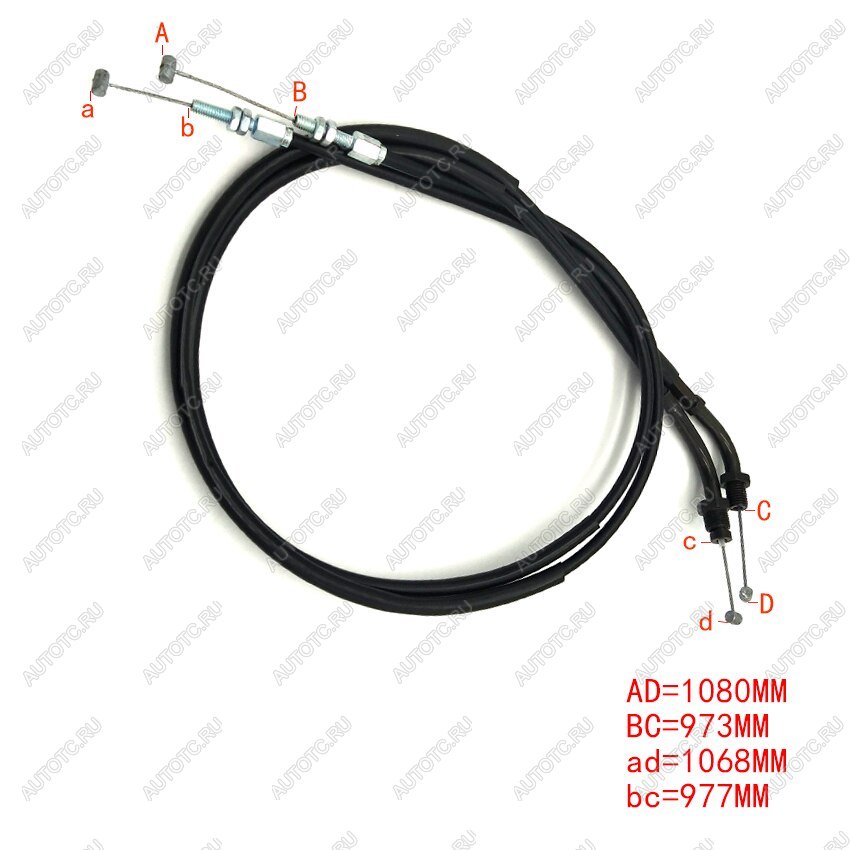 1 599 р. Тросик газа для мотоцикла Honda CB1300 98-02  пм-00023980  с доставкой в г. Вологда