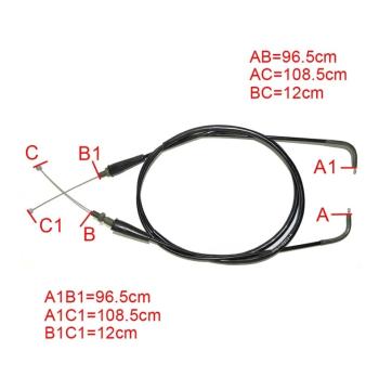 1 769 р. Трос газа AHL Yamaha XG250 Tricker 04-07  пм-00030044  с доставкой в г. Вологда. Увеличить фотографию 4