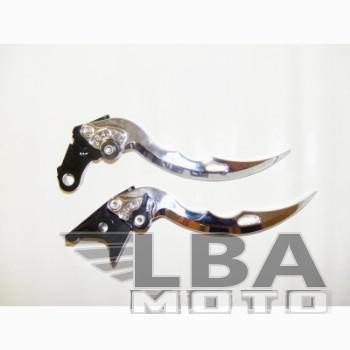 5 349 р. Короткие рычаги тормозасцепления в форме ножей для мотоциклов Aprilia  пм-00004393  с доставкой в г. Вологда. Увеличить фотографию 3