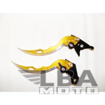 5 349 р. Короткие рычаги тормозасцепления в форме ножей для мотоциклов Aprilia  пм-00004393  с доставкой в г. Вологда. Увеличить фотографию 2