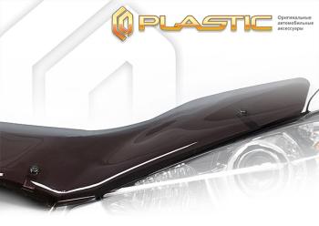 2 079 р. Дефлектор капота (к. Custom) CA-Plastiс  Mitsubishi Delica D:2  2 (2015-2025) (серия Classic полупрозрачный)  с доставкой в г. Вологда. Увеличить фотографию 2