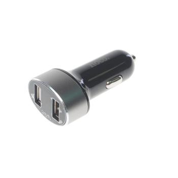 Устройство зарядное в прикуриватель 2USB 12-24V 2.1A с дисплеем HOCO HOCO z26 black HOCO z26 black