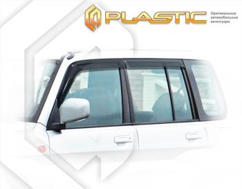 1 999 р. Дефлектора окон (двигатель 1,8 л.) CA-Plastic  Mitsubishi Pajero iO (1998-2007) (серия Classic полупрозрачный, без хром. молдинга )  с доставкой в г. Вологда. Увеличить фотографию 2