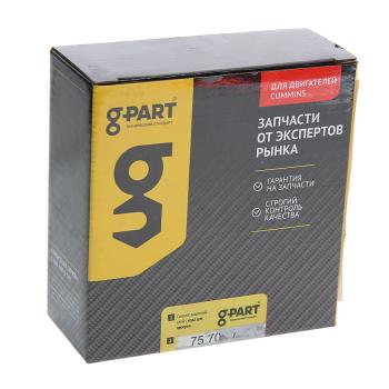 136 р. Вкладыш ГАЗ,ПАЗ дв.CUMMINS ISF 3.8 шатунный нижний d=0.00 G-PART (ОАО ГАЗ) G-PART gp.10050101  с доставкой в г. Вологда. Увеличить фотографию 3