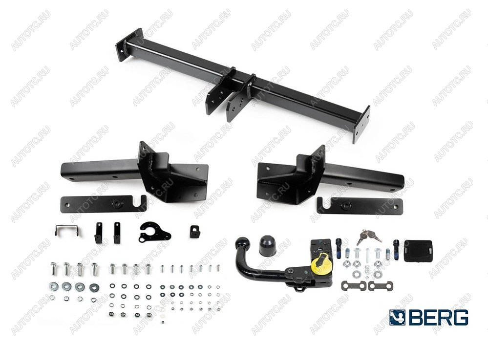 7 899 р. Фаркоп (крепление шара на двух болтах) Berg Geely Emgrand SS11 (2021-2025) (стальной с порошковым покрытием, шар A (F20))  с доставкой в г. Вологда