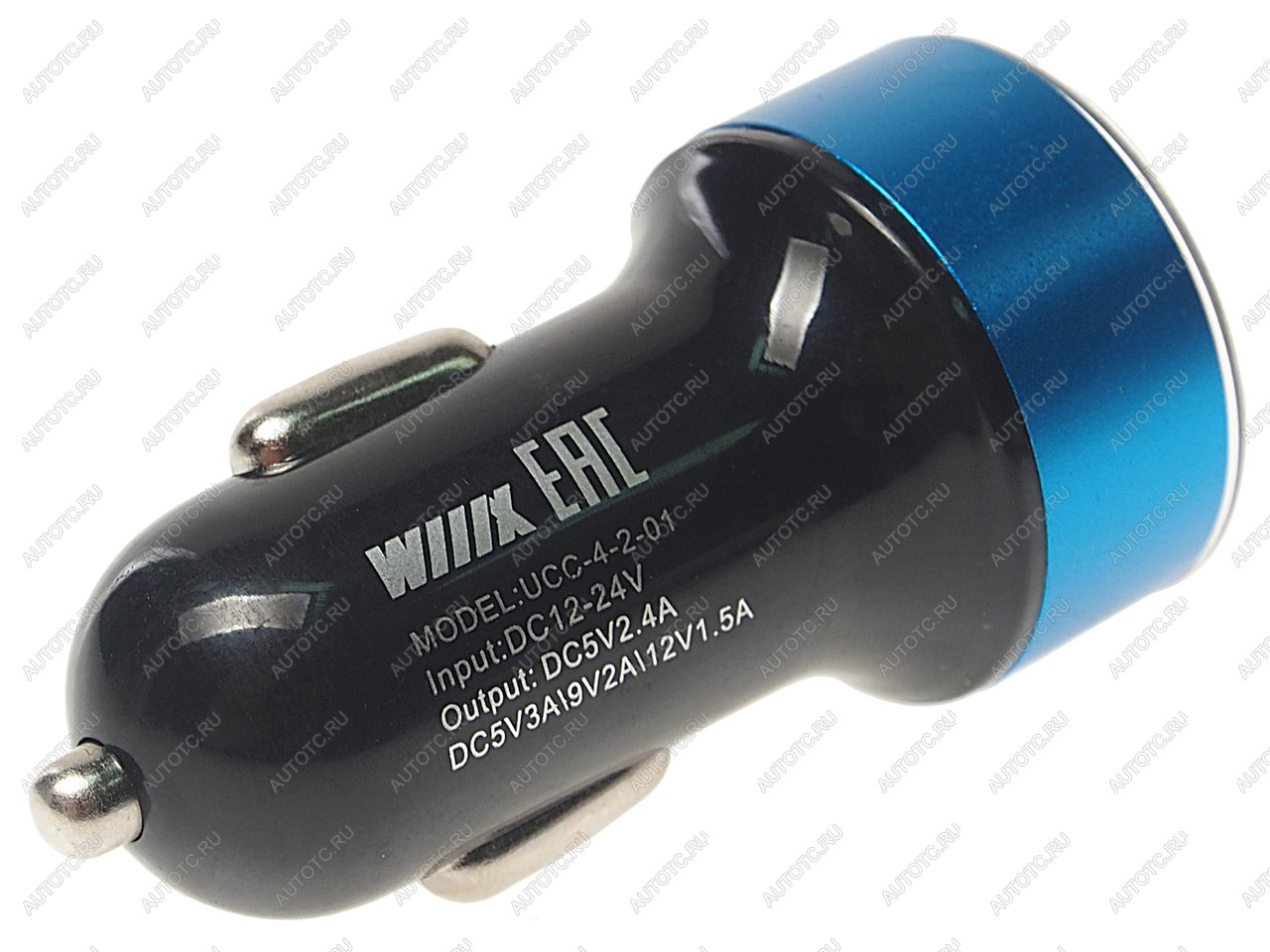 629 р. Устройство зарядное в прикуриватель 2USB 12V с вольтметром WIIIX WIIIX ucc-4-2-01-56 WIIIX ucc-4-2-01-56  с доставкой в г. Вологда