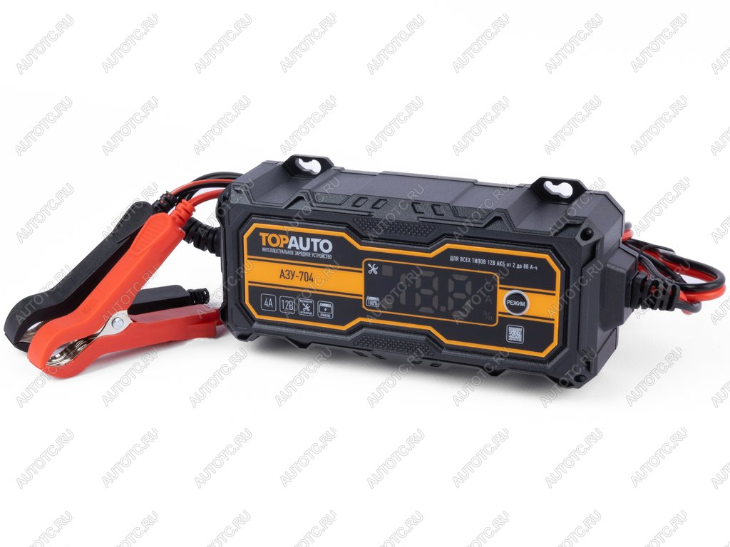 1 429 р. Устройство зарядное интеллектуальное 12V 4A 80Ач AGM/GEL LiFePO4 (автомат) ТОП АВТО ТОП АВТО азу704 ТОП АВТО азу704  с доставкой в г. Вологда