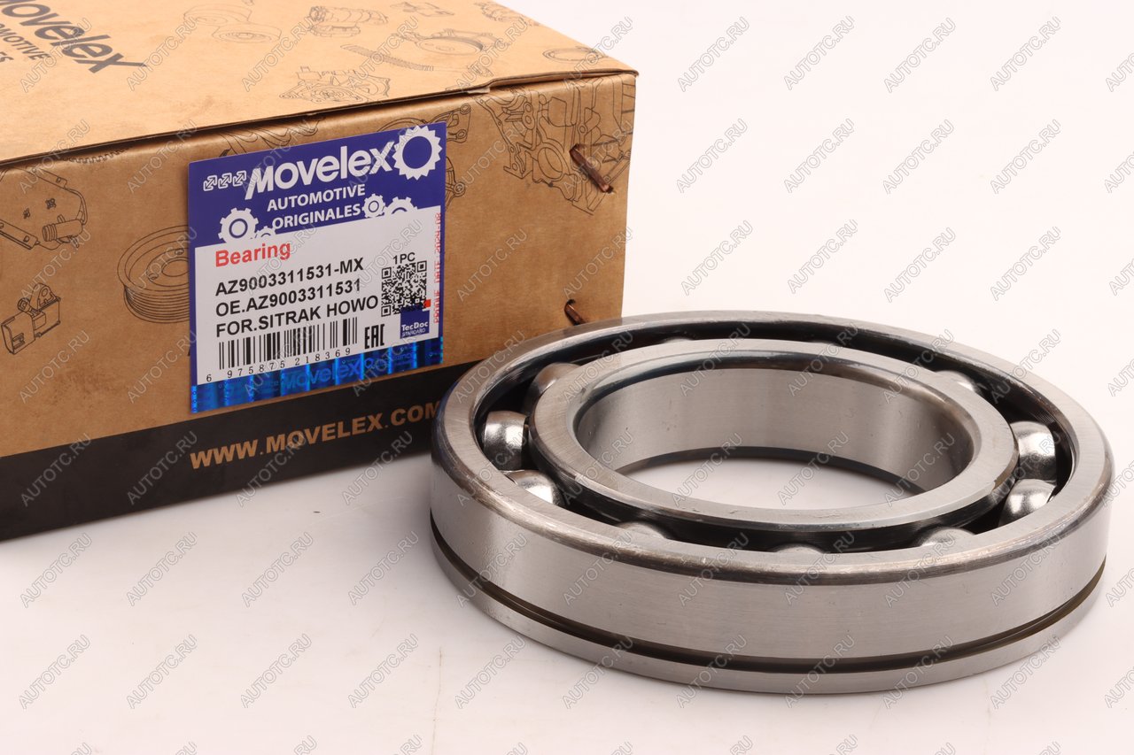 1 049 р. Подшипник редуктора SITRAK HOWO заднего моста MOVELEX MOVELEX az9003311531-mx MOVELEX az9003311531-mx  с доставкой в г. Вологда
