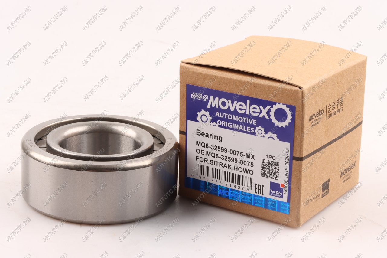 1 149 р. Подшипник SITRAK HOWO роликовый цилиндрический MOVELEX MOVELEX mq6325990075-mx MOVELEX mq6325990075-mx  с доставкой в г. Вологда