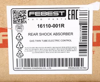 26 899 р. Амортизатор MERCEDES ML (W166) задний левый/правый FEBEST FEBEST 16110-001r FEBEST 16110-001r  с доставкой в г. Вологда. Увеличить фотографию 4