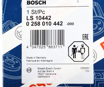 6 949 р. Датчик кислорода PORSCHE Cayenne (10-) (4.8) BOSCH BOSCH 0258010442 BOSCH 0258010442  с доставкой в г. Вологда. Увеличить фотографию 4