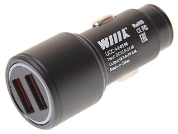 Устройство зарядное в прикуриватель 2USB 12V WIIIX WIIIX ucc-4-2-05-96 WIIIX ucc-4-2-05-96
