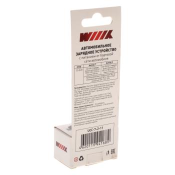 829 р. Устройство зарядное в прикуриватель 1USB + 1 Type C 12V WIIIX WIIIX ucc-7-2-11 WIIIX ucc-7-2-11  с доставкой в г. Вологда. Увеличить фотографию 4