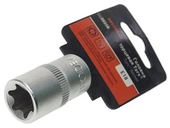 148 р. Головка торцевая 1/2 TORX E18 АВТОДЕЛО АВТОДЕЛО 39318 АВТОДЕЛО 39318  с доставкой в г. Вологда. Увеличить фотографию 2