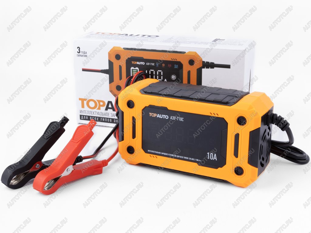 2 299 р. Устройство зарядное интеллектуальное 12V 10A 160Ач AGM/GEL LiFePO4 (автомат) ТОП АВТО ТОП АВТО 10a001 ТОП АВТО 10a001  с доставкой в г. Вологда