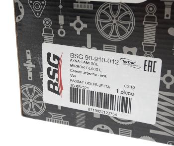 1 299 р. Элемент зеркальный VW Golf (09-13),Jetta (05-11),Passat (09-11) левый BSG BSG bsg90910012 BSG bsg90910012  с доставкой в г. Вологда. Увеличить фотографию 4