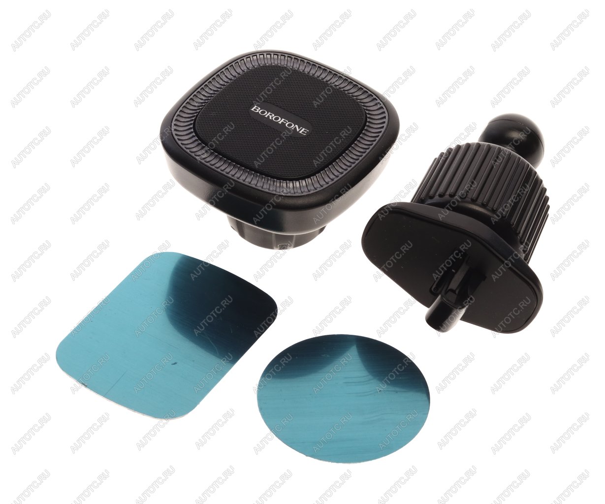 399 р. Держатель телефона на дефлектор магнитный BOROFONE BOROFONE bh96 black gray BOROFONE bh96 black gray  с доставкой в г. Вологда