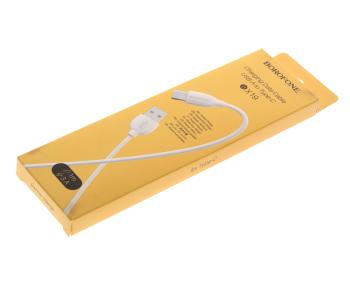90 р. Кабель USB Type C 1м BOROFONE BOROFONE bx19 белый BOROFONE bx19 белый  с доставкой в г. Вологда. Увеличить фотографию 3