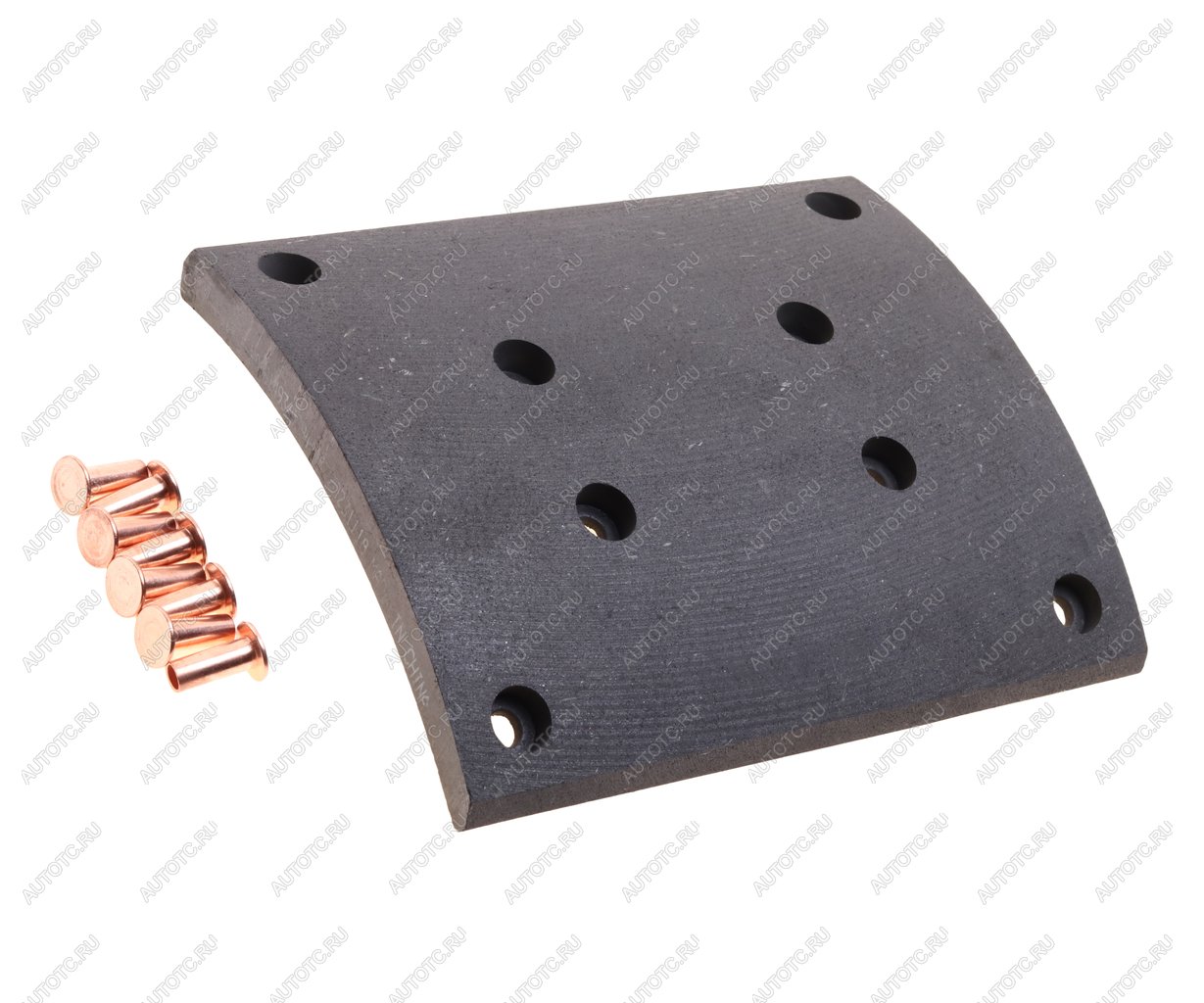 729 р. Накладка тормозной колодки SHACMAN SHAANXI задней (10 отв.) (1шт.) OE SHACMAN hd90149340094  с доставкой в г. Вологда