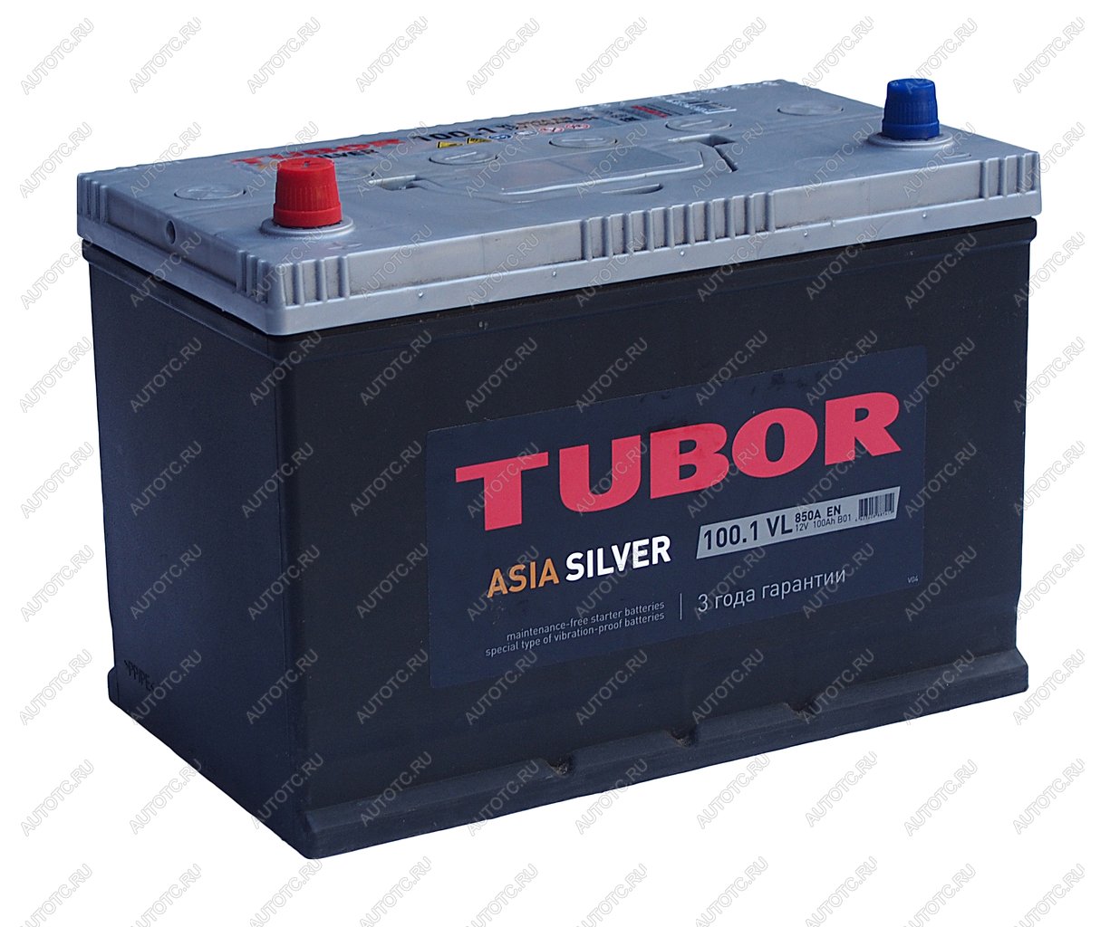 14 999 р. Аккумулятор TUBOR Asia Silver 100Ач TUBOR 6ст100(1) d31r  с доставкой в г. Вологда