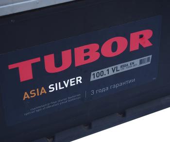 14 999 р. Аккумулятор TUBOR Asia Silver 100Ач TUBOR 6ст100(1) d31r  с доставкой в г. Вологда. Увеличить фотографию 2