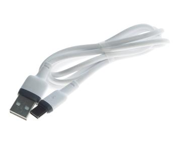 299 р. Кабель USB Type C 1м XO XO nb208 white  с доставкой в г. Вологда. Увеличить фотографию 1
