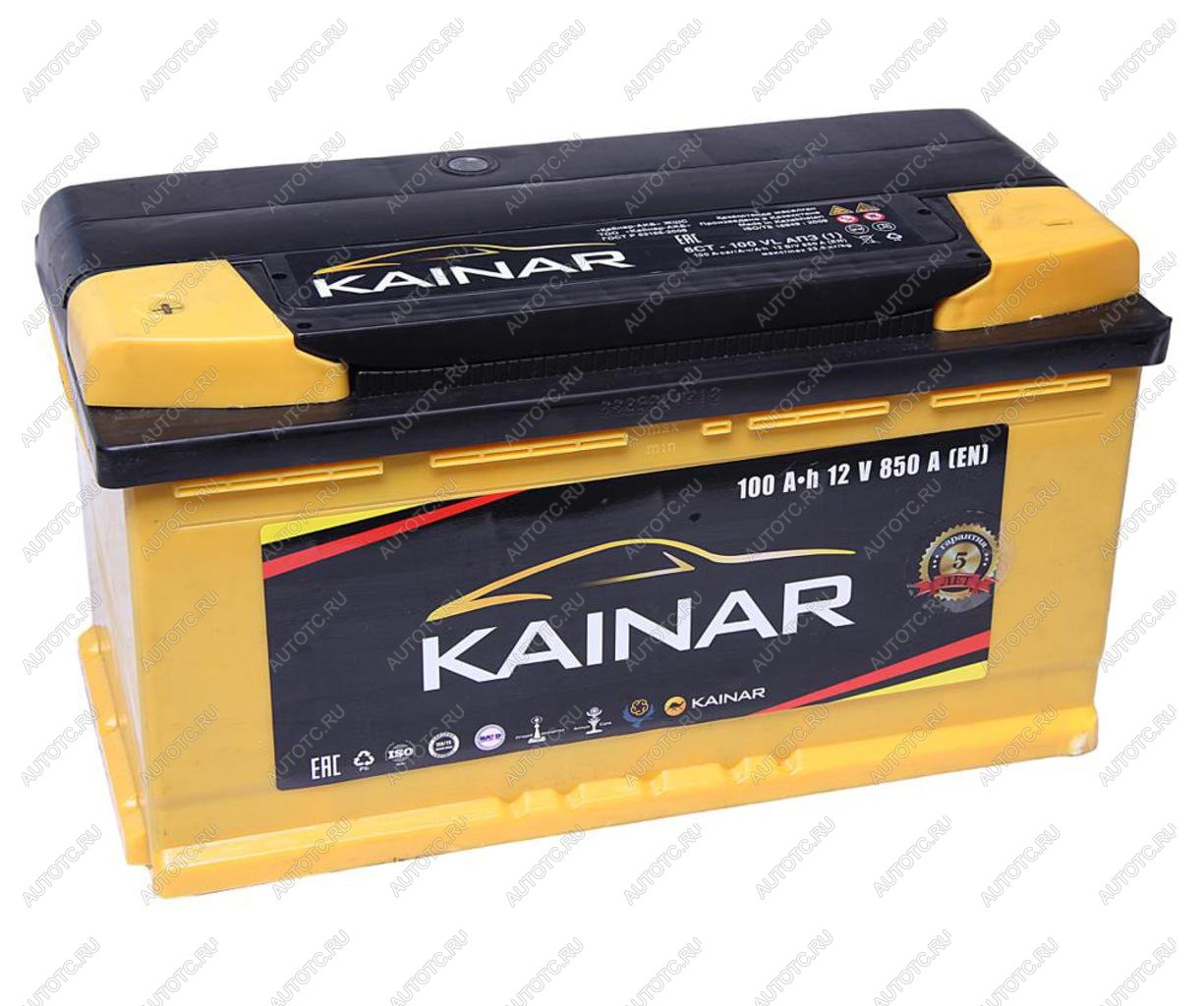11 999 р. Аккумулятор KAINAR 100Ач KAINAR 6ст100(1)  с доставкой в г. Вологда