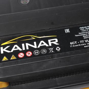 9 449 р. Аккумулятор KAINAR 77Ач обратная полярность KAINAR 6ст77(0)  с доставкой в г. Вологда. Увеличить фотографию 2