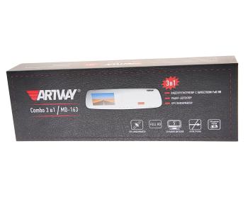 15 699 р. Видеорегистратор с радар-детектором в зеркале GPS ARTWAY ARTWAY md-163  с доставкой в г. Вологда. Увеличить фотографию 5