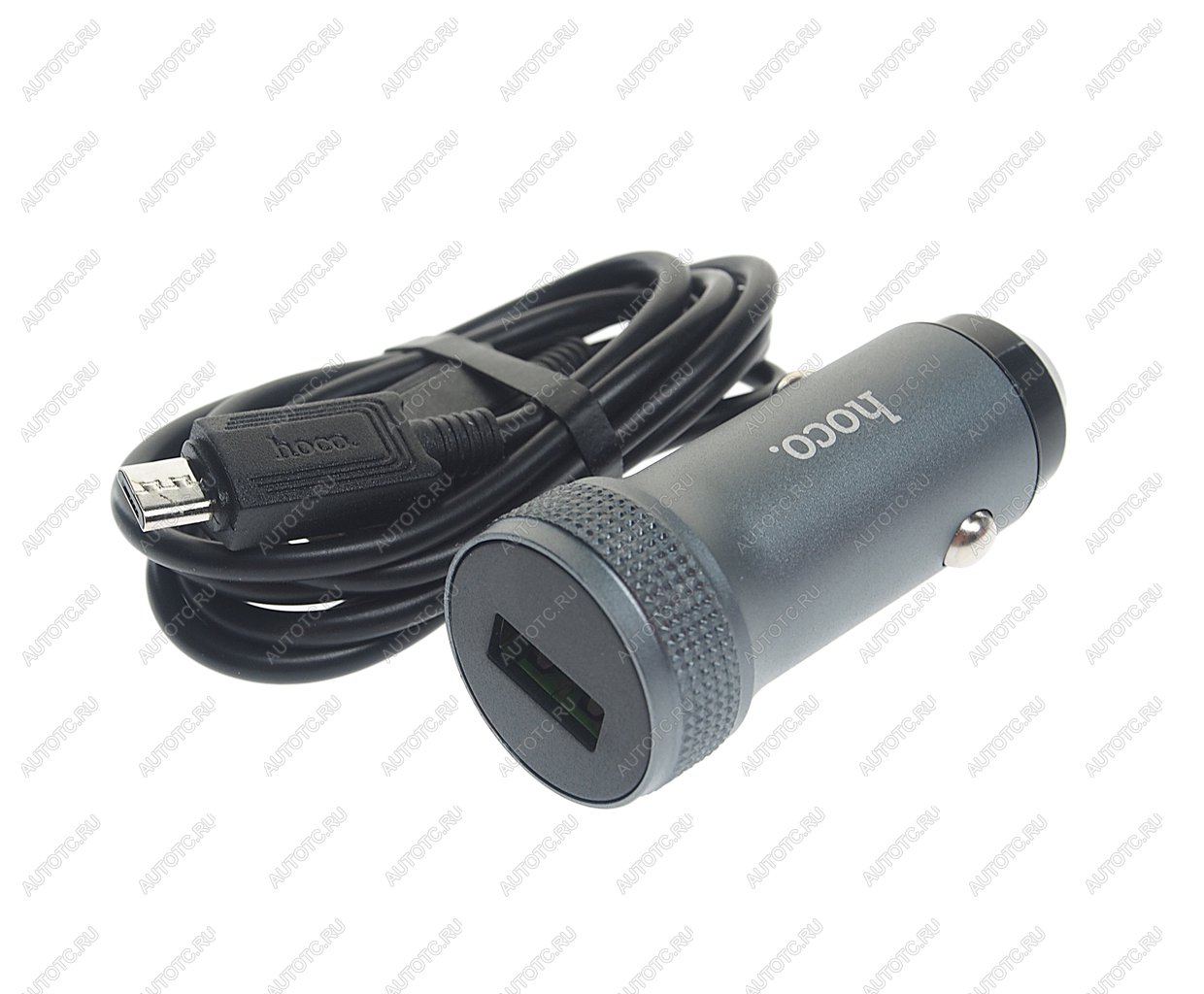 529 р. Устройство зарядное в прикуриватель 1USB 12V HOCO HOCO z49a grey  с доставкой в г. Вологда