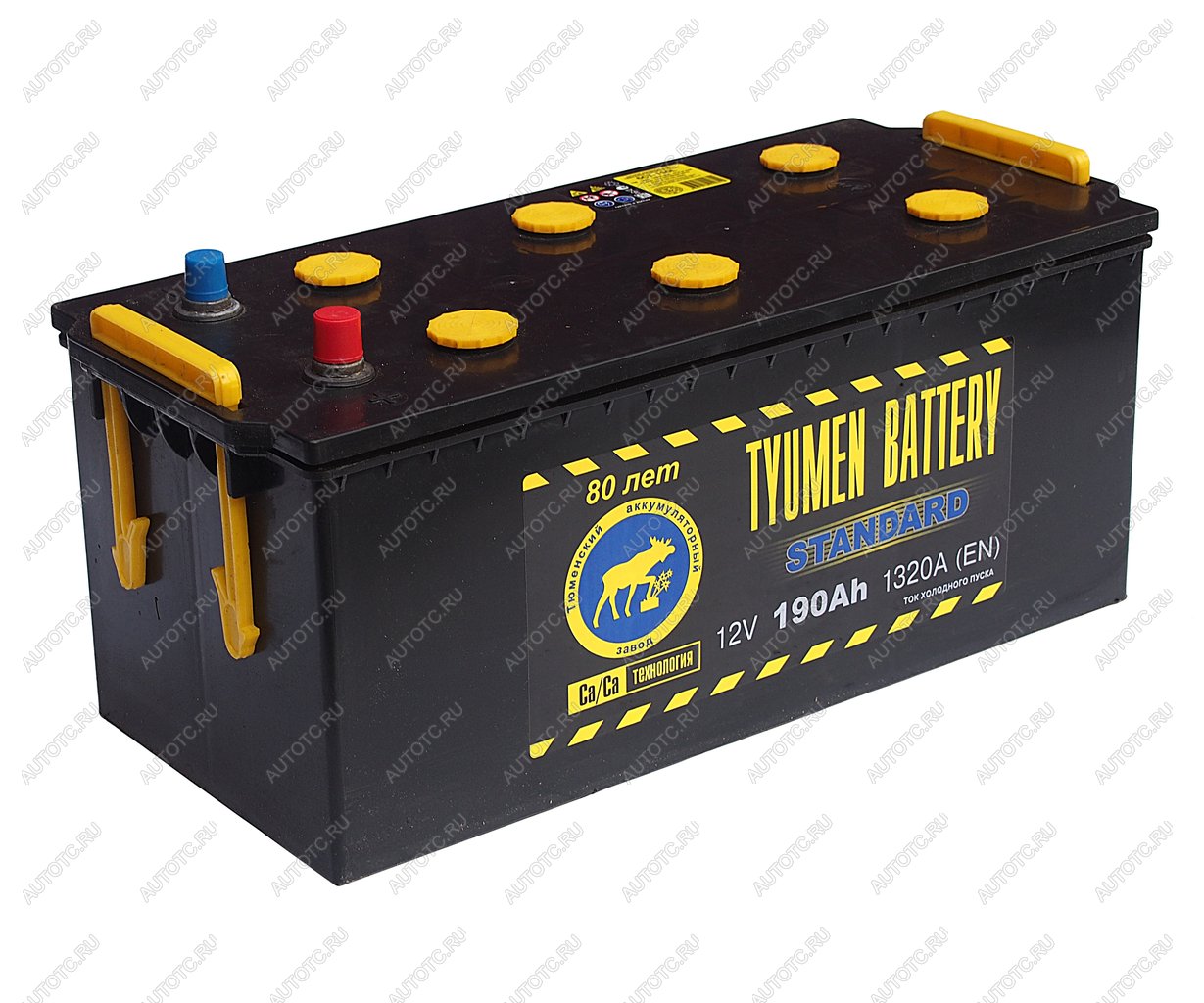21 649 р. Аккумулятор TYUMEN BATTERY STANDART 190Ач под болт TYMEN BATTERY 6ст190(4)  с доставкой в г. Вологда