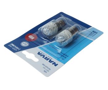 1 069 р. Лампа светодиодная 12V P215W BAY15d блистер (2шт.) LED Red NARVA NARVA 18152-2бл  с доставкой в г. Вологда. Увеличить фотографию 2