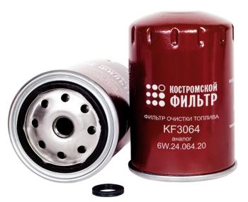 619 р. Фильтр топливный КАМАЗ ЕВРО-2,4,5 тонкой очистки Специалист КОСТРОМСКОЙ ФИЛЬТР КП Автофильтр kf3064 sp  с доставкой в г. Вологда. Увеличить фотографию 2
